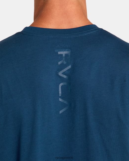 R422N8117 va mark tee RVCA άνδρες μπλε του στρατού είδη ένδυσης