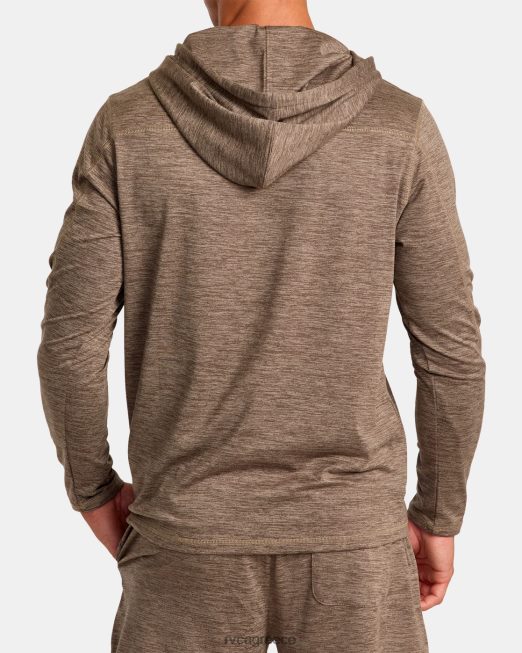 R422N814 κουκούλα πουλόβερ c-able RVCA άνδρες μανιτάρι είδη ένδυσης