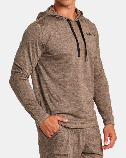 R422N814 κουκούλα πουλόβερ c-able RVCA άνδρες μανιτάρι είδη ένδυσης