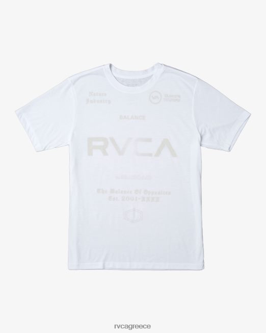 R422N8200 va sport tee RVCA άνδρες άσπρο είδη ένδυσης