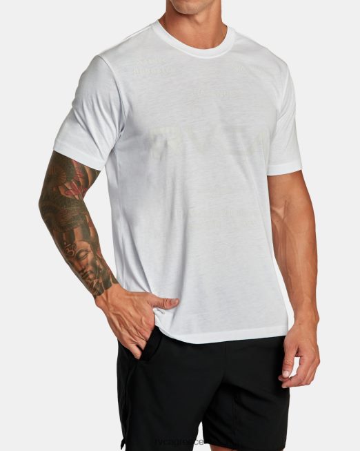 R422N8200 va sport tee RVCA άνδρες άσπρο είδη ένδυσης