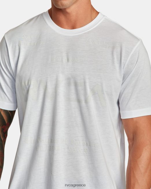 R422N8200 va sport tee RVCA άνδρες άσπρο είδη ένδυσης