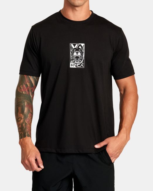 R422N8293 μπλουζάκι martin ander RVCA άνδρες μαύρος είδη ένδυσης