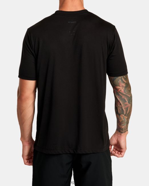 R422N8293 μπλουζάκι martin ander RVCA άνδρες μαύρος είδη ένδυσης