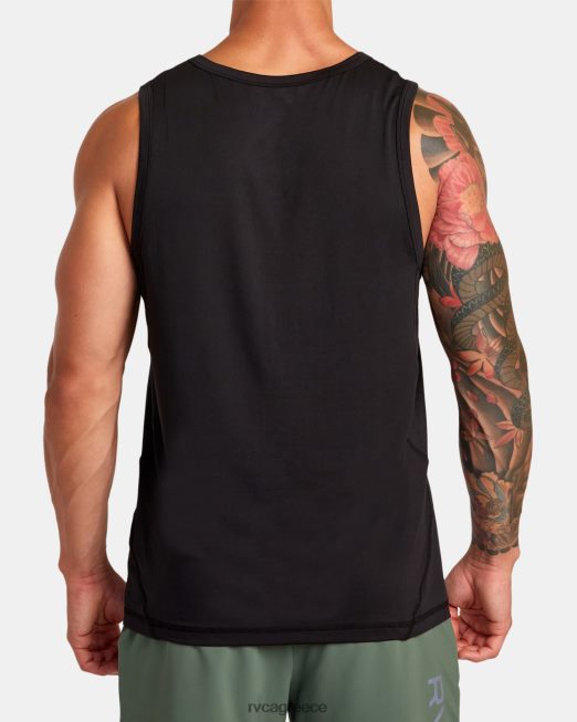 R422N8304 ρεζερβουάρ τεχνικής εκπαίδευσης με σήμα sport RVCA άνδρες μαύρος είδη ένδυσης