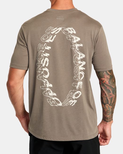 R422N832 va sport volt tee RVCA άνδρες μανιτάρι είδη ένδυσης