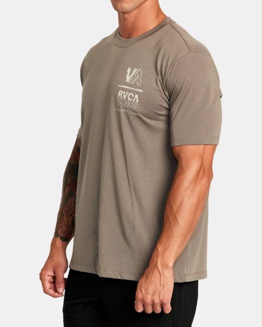 R422N832 va sport volt tee RVCA άνδρες μανιτάρι είδη ένδυσης