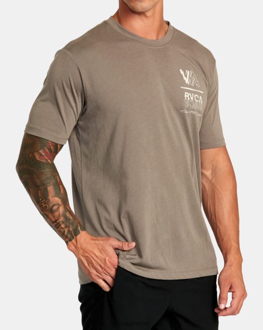 R422N832 va sport volt tee RVCA άνδρες μανιτάρι είδη ένδυσης