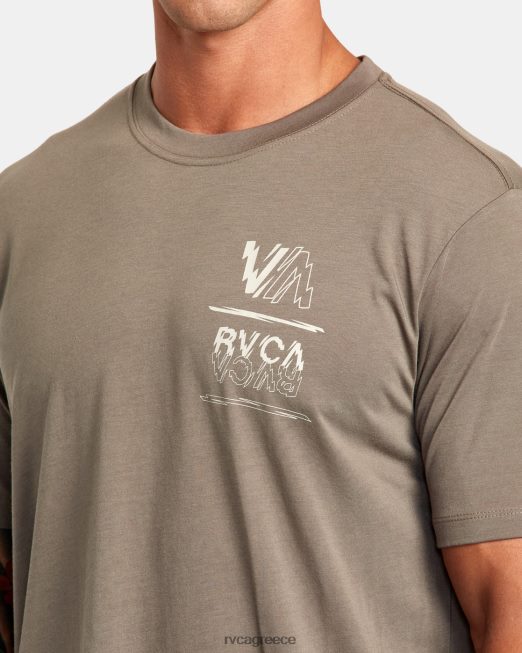R422N832 va sport volt tee RVCA άνδρες μανιτάρι είδη ένδυσης