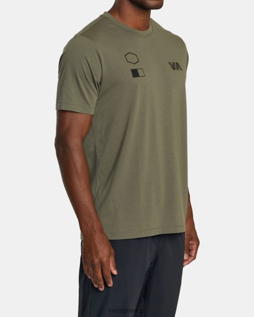 R422N8422 αντίγραφο μπλουζάκι RVCA άνδρες ελιά είδη ένδυσης