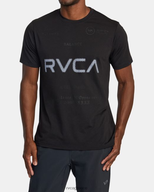 R422N8469 va sport tee RVCA άνδρες μαύρο 2 είδη ένδυσης