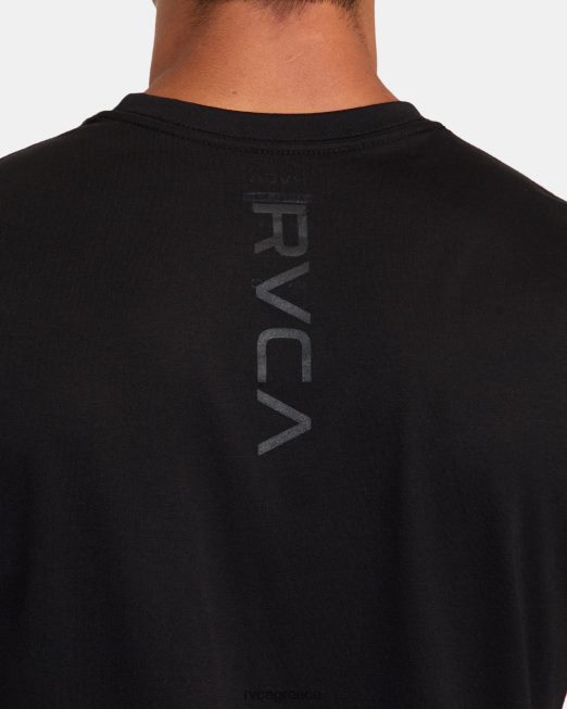 R422N8584 va mark tee RVCA άνδρες μαύρος είδη ένδυσης