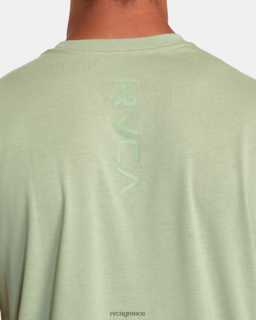R422N8668 va mark tee RVCA άνδρες γκρίζος στρατός είδη ένδυσης