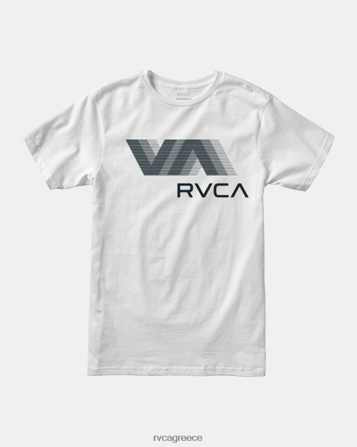 R422N8681 va blur μπλουζάκι RVCA άνδρες άσπρο είδη ένδυσης