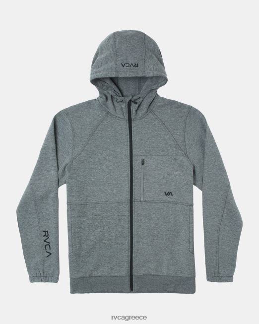 R422N8883 tech zip-up fleece hoodie ii RVCA άνδρες αθλητικό ρείκι είδη ένδυσης