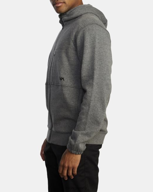 R422N8883 tech zip-up fleece hoodie ii RVCA άνδρες αθλητικό ρείκι είδη ένδυσης