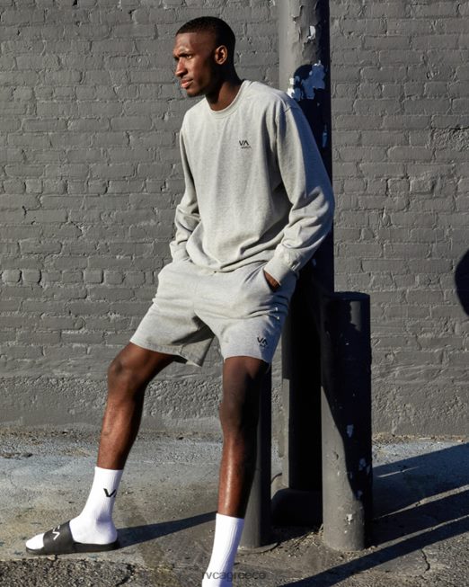 R422N8932 απαραίτητο φούτερ με λαιμόκοψη RVCA άνδρες ελαφριά μάρλα είδη ένδυσης