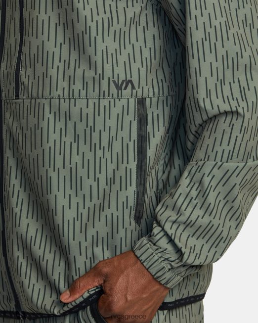 R422N8569 yogger σακάκι με φερμουάρ ii RVCA άνδρες βροχή camo είδη ένδυσης