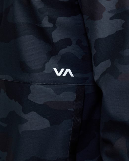 R422N8890 yogger σακάκι με φερμουάρ ii RVCA άνδρες camo είδη ένδυσης