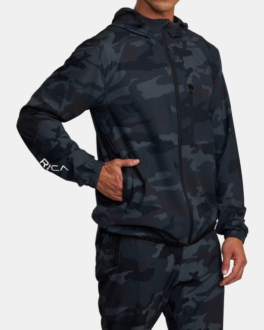 R422N8890 yogger σακάκι με φερμουάρ ii RVCA άνδρες camo είδη ένδυσης