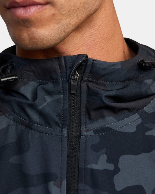 R422N8890 yogger σακάκι με φερμουάρ ii RVCA άνδρες camo είδη ένδυσης